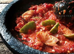 Foto resep Sambal Dadak Lemon Cui/Jeruk Kunci ala Indi