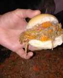 Sandwiches de carne desmechada