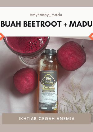 Foto resep Buah bit + madu + jeniper (ikhtiar cegah anemia)