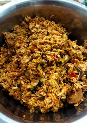 Foto resep Ayam suwir pedas resep isian cireng