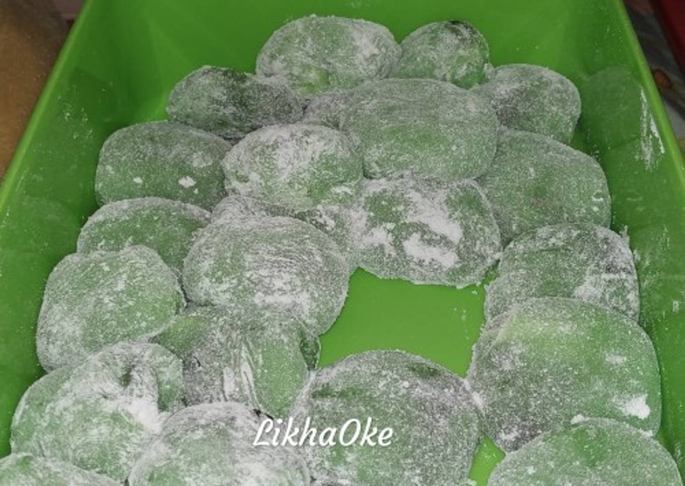 Resep Mochi isi cokelat Likha