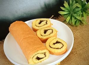 Foto resep Bolu Gulung Selai Blueberry
