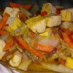 Oseng 9seng sawi wortel dan tahu রেসিপির প্রধান ছবি