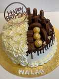كيك الفانيلا والشوكليت ميكس رائع🍰🍫🍰🍫👌👌🎂🎂🍫🍫