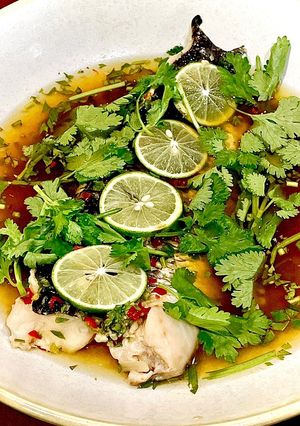 Foto resep Tim Ikan Thailand / Thai Steamed Fish with Lime