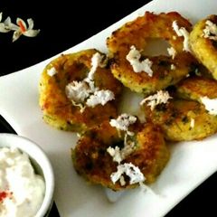 Sagu.potato and coconut voda A picture of Sagu.potato and coconut voda.
