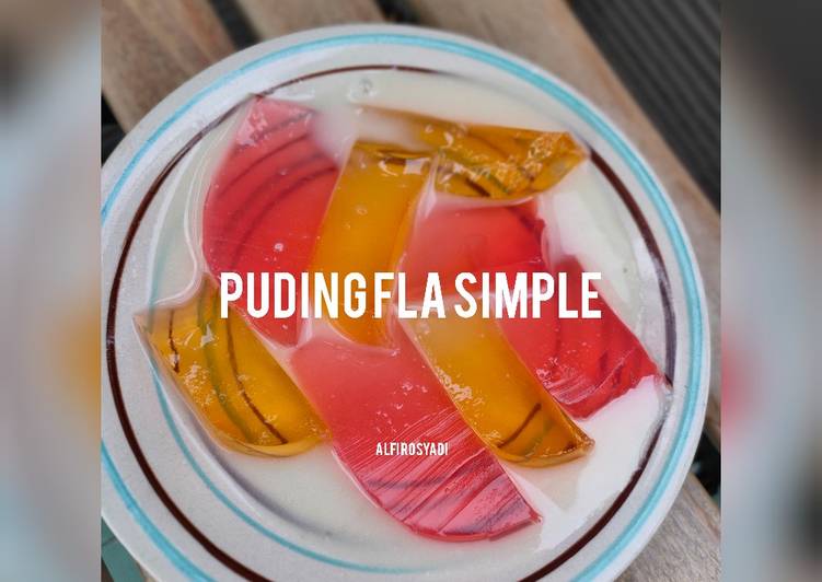 Puding fla simple
