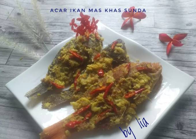 Resep Acar Ikan Mas Khas Sunda Oleh Liawati Iskandar Cookpad