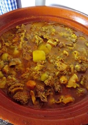 صورة لوصفة طاجين تقلية