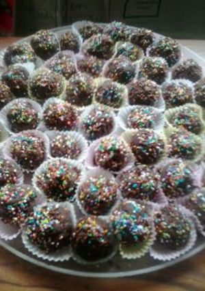Una foto de Trufas de chocolate