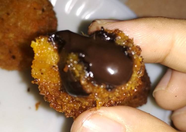 Kiat-kiat memasak Bola ubi coklat lumer legit