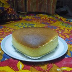 A picture of Japanese Cheesecake.