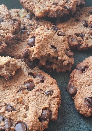 Una foto de Galletitas de manzana y avena