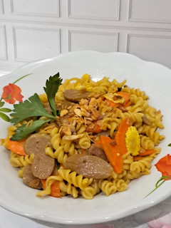 Foto resep Tumis makaroni pasta spiral