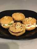 Mini hamburger integrali