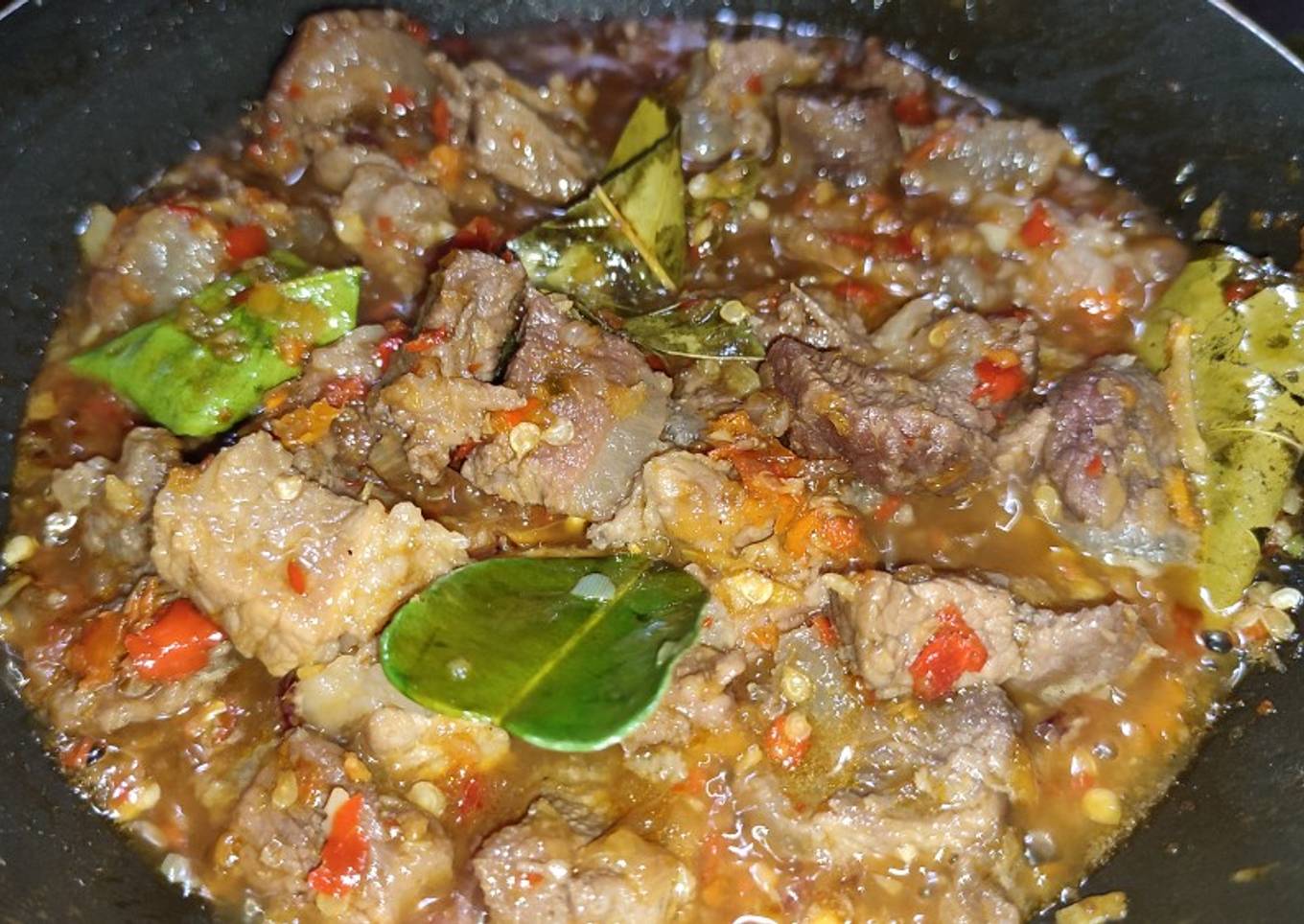 Oseng Mercon Daging Sapi