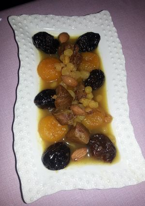 صورة لوصفة طاجين لحم الحلو
