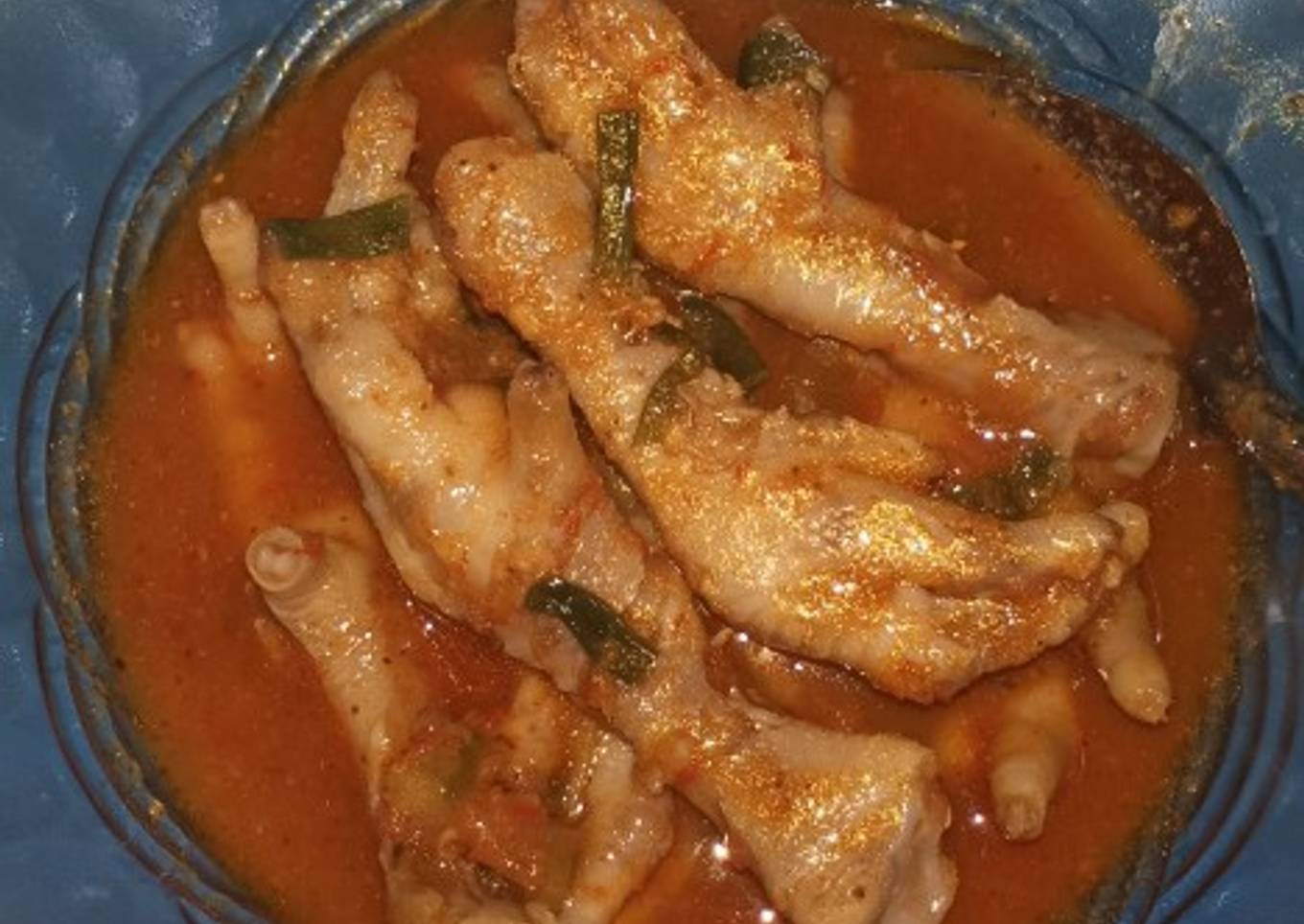 Ceker ayam kuah pedas