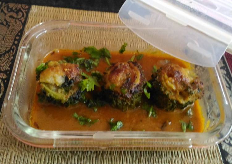 Stuffed karela makhani