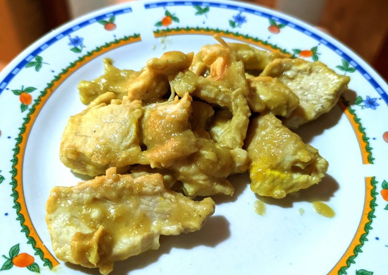 Pollo al limón fit