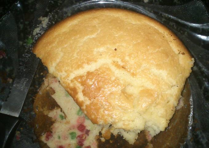 Recipe of Super Quick Cheese Sponge Cake