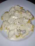 Tortellini di funghi a la gorgonzola