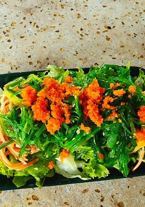 Hình của món Salat rong biển hỗn hợp.