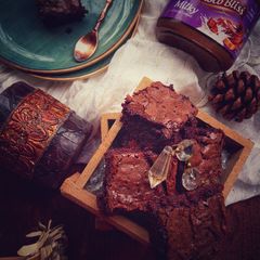A picture of Biscoff Brownies.