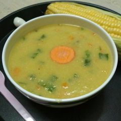 A picture of Sweet corn soup.