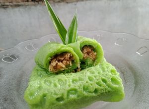 Foto resep Dadar Gulung isi Unti Kelapa