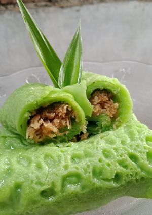 Foto resep Dadar Gulung isi Unti Kelapa