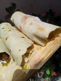Shawarma bread ainihin hoton girkin