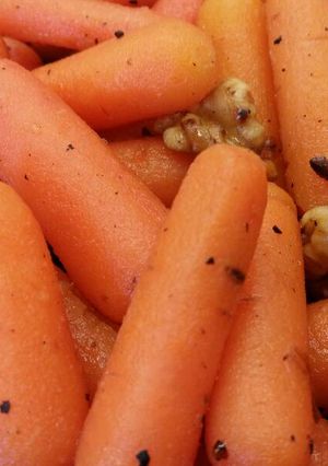 A picture of Honey Carrots w/ Toasted Walnuts.