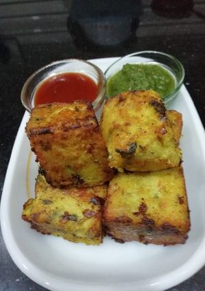 A picture of Besan Tikka.