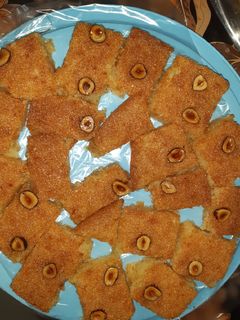 صورة لوصفة بسبوسة لذيذة 👍