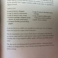 A picture of Creamy Bacon, Cheddar & Onion Party Dip.