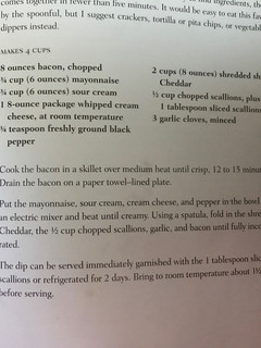 A picture of Creamy Bacon, Cheddar & Onion Party Dip.