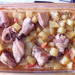 Chicken Casserole In Oven A picture of Chicken Casserole In Oven.