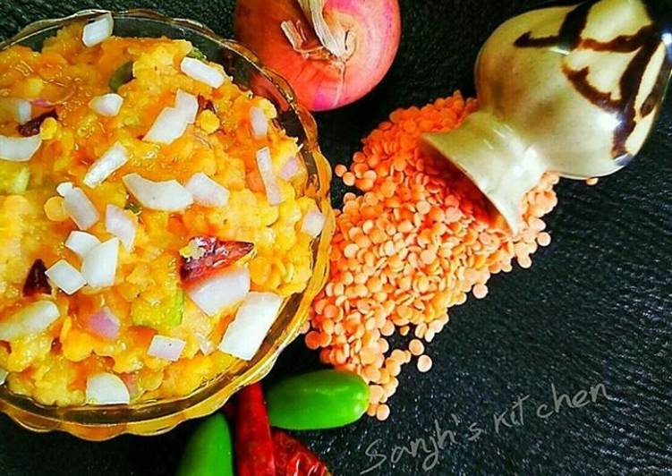Recipe of Favorite Mashed Masoor dal