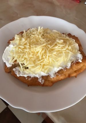 Lángos recept fotója