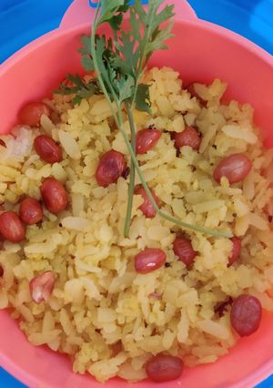 A picture of Peanuts Poha.