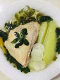 Chicken in Ginger Broth with Chayote and Moringa - Filipino Tinola with more Veggies