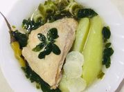A picture of moringa soup