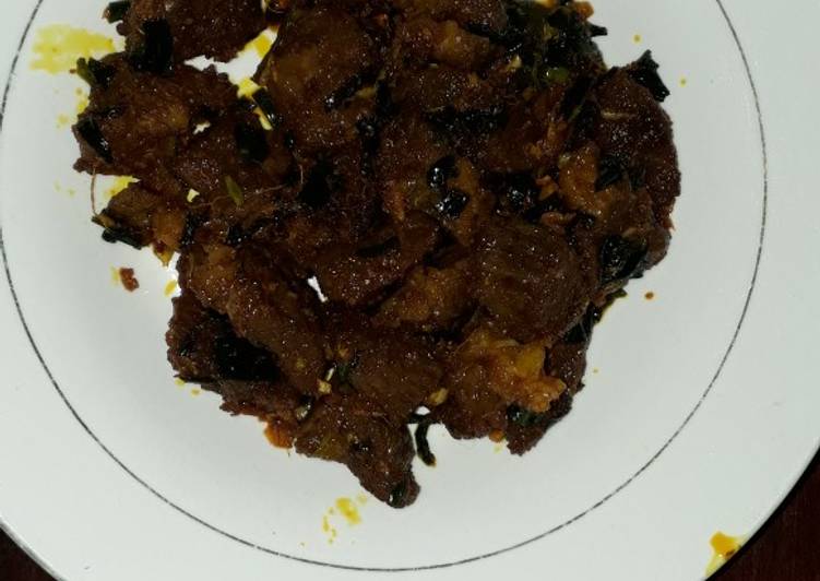 Recipe of Speedy Fry Meat #authormarathon#