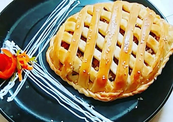 Chicken stuffed bread