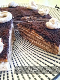 Foto resep Oreo Mille Crepes Cake #dapurelbeweek27