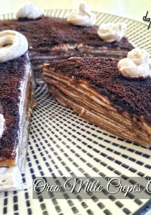 Foto resep Oreo Mille Crepes Cake #dapurelbeweek27
