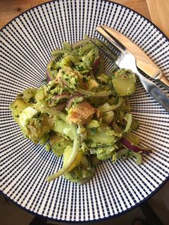 Kartoffelsalat mit Räucherlachs Rezepthauptbild
