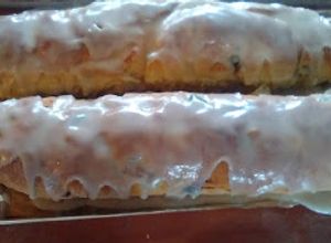 Una foto de Stollen alemán