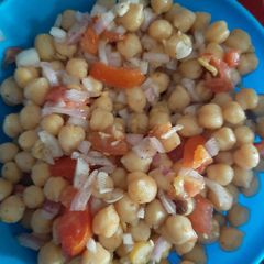 Chana chaat A picture of Chana chaat.